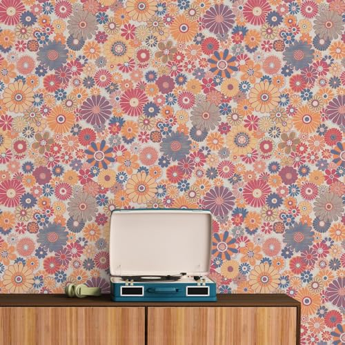 A.S. Création 395354-Papier peint intissé style rétro années 70 8,50 m x 0,53 m
