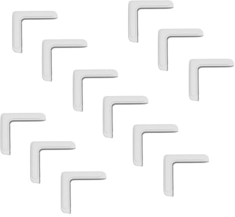 CHUANGOU 12 Pezzi Protezione Angolare per Finestra，Protezione Angolare in Silicone，Protezioni Angolari in Silicone Finestra Interna.（Grigio L）
