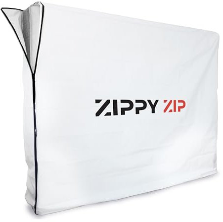 ZIPPYZIP – Housse de Protection en Plastique pour Matelas – 3 Tailles Disponibles – Sac de Rangement Résistant à l'Eau, aux Déchirures – Déménagement, Stockage & Transport (160x200)
