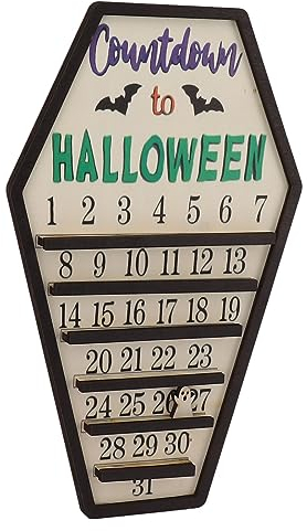 Countdown-Halloween-Kalender, Desktop, Mobile Tafel, Schild, Dekoration, Urlaub für DIY, Dekorative Dekoration, Dekorative Dekoration