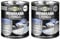 Bostik Membrana Liquida Rivestimento Polimerico impermeabilizzante elastico Bianco Latta 1kg & Membrana Liquida Rivestimento Polimerico impermeabilizzante elastico Grigio Latta 1kg
