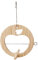 Yooghuge Bird Food Holder Skewer For Fruit Vegetable Hanging Treat Feeders With Standing Parrot Wood Swing Foraging Toy