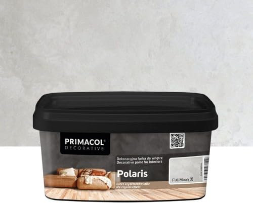 TRANS - PAL Primacol POLARIS Textured Paint for Interior Feature Walls, 1L, Decorative & Decobase Option (FULL MOON 1L)