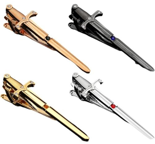 Zghhc Pinces À Cravate Épée pour Hommes, Barre De Cravate Personnalisée, Épingle À Cravate Unique, Épingle À Cravate pour, Bijoux pour Les Affaires Quotidiennes