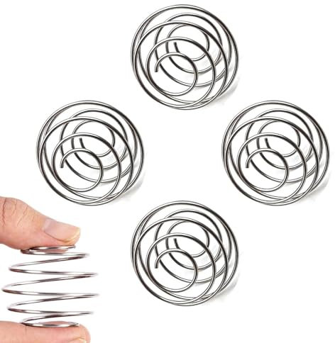 Ball Shaker per Proteine Sfera Acciaio per Shaker 4 pezzi, Shaker Acciaio,Miscelatore Metallo Molla Per Bottiglia Tazza,Protein Shaker Sfera,Shaker per Proteine Miscelate Bevande