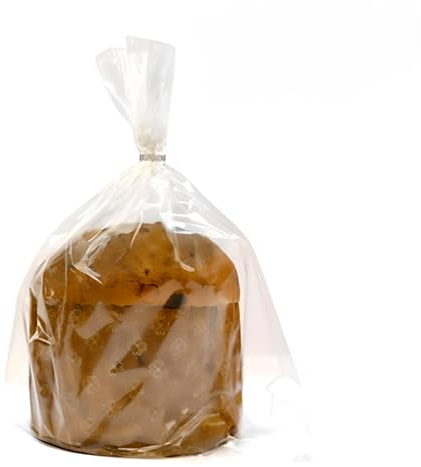GLOTOMANIA SL SET MOLDE DE PAPEL PARA PANETTONE + ENVOLTORIO + CIERRE 750 G (10 UNIDADES)