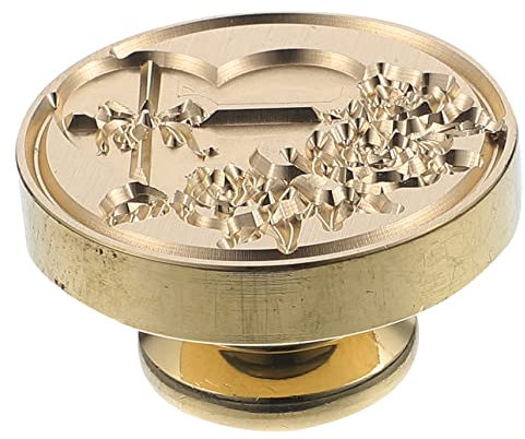 HAPINARY Wachssiegel-stempelset Kupfer-wachsstempelkopf Umschlag-wachssiegel-Stempel Personalisiertes Wachssiegel Für Briefe Geschenkstempel-zubehör Für Bastelarbeiten