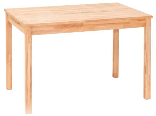 Lomadox Esszimmer Tisch Esstisch 110x70 cm in Kernbuche massiv geölt keilgezinkt, Echtholz/Massivholz