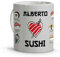 Taza para infusiones personalizada con nombre. Tazas café originales. Regalos para hombre originales. Tazas divertidas. Regalos originales mujer. Canecas personalizadas. Comida japonesa. Kit sushi