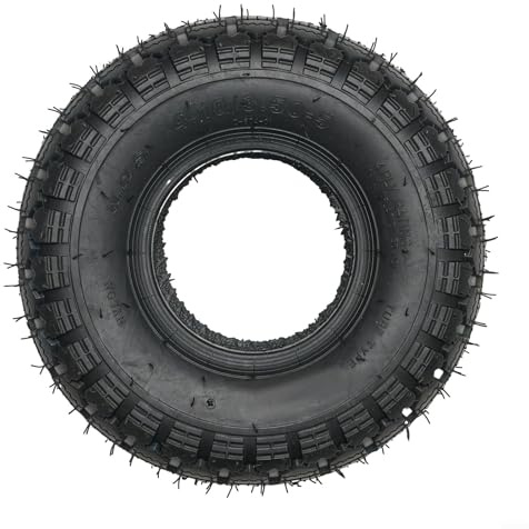 ZAMETTER Electric Scooter Wheel 12 Inch 4.10/3.50-5 Rubber Tire Electrics Scooter All Terrain Tire for Off Road Electric Scooters Go Kart Wheelbarrow Tiller Black