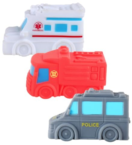 ZUNOXAZ 3 Pièces Bain Voiture pour Garçon Fille Pulvérisateur Eau pour Piscine et Design Sécurisé et Doux pour Garçon Fille Cadeau pour Baignade et Jeux Aquatiques