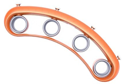 Amosfun Musikinstrument Fingerspreizer Gitarrenfinger Expander für Anfänger mit Abs und Edelstahl für Fingerkräftigung und Handgestenübungen Am Keyboard und Saxophon