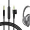 GEEKRIA Audio Cable with Mic Compatible with Bose AE2i, AE2w, AE2 Headphones, 2.5mm to 3.5mm Replacement Stereo Cord with Inline Microphone and Volume Control (4 ft/1.2 m)