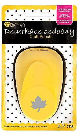 dpCraft Motivstanzer Motivlocher Papierstanzer Stanzer Locher 3,7 CM AHORNBLATT