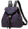 Nevenka Laptop Rucksack Geometrisch für Damen Holographisch Outdoor Rucksack Mädchen mit Verstellbare Schultergurte für Schule Camping Wandern Reisen Sport Fitnessstudio (leuchtend 1)