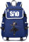 WANHONGYUE Sword Art Online SAO Anime Cosplay Schoolbag Rucksack 15.6 Laptop Backpack with USB Charging Port Blue / 6