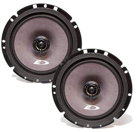 Alpine SXE-1726S SXE Series 6.5 40 Watts RMS Power 4 Ohms 2-Way Coaxial Speakers (Pair)