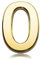 3 Inch Front Door Numbers, 3D Self Adhesive House Numbers Plaques Waterproof Mailbox Signage DIY Chrome Polished Address Numbers Sign for Home Office Hotel Apartment Door Room Wall, Gold (0)