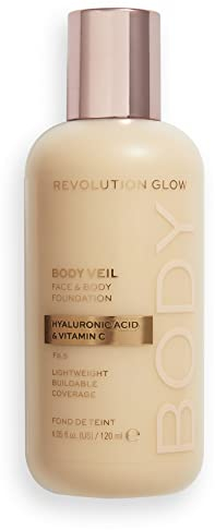 Makeup Revolution, Körperschleier, Grundierung, F8.5, 120ml