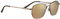 Serengeti Unisex Lunger Sonnenbrille, Gebürstete Bronze, M