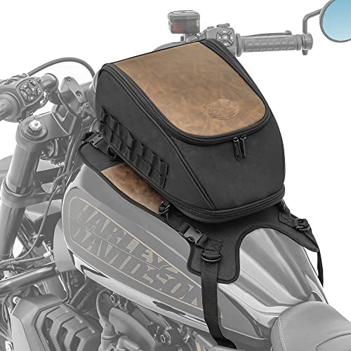 Motorrad Vintage Tankrucksack 9-13L mit Befestigungsystem Base Craftride