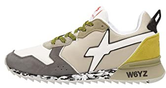 w6yz Jet-M.-Zapatillas de Tejido técnico y Ante, Antracita 43