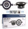 KIT SET PER ALPINE SXE-0825S 2 altoparlanti diffusori coassiali a 2 vie 8,7 cm 87 mm 3,5 di diametro da 20 watt rms e 150 watt max impedenza 4 ohm, coppia + 5 adesivi omaggio