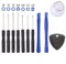 imponic Werkzeugset Reparaturset Smartphone kompatibel mit iPhone Samsung Xiaomi HTC Huawei Sony Motorola Torx T2 T5 T6 Tri-Wing Y0.6 Kreuz Schlitz Pentalobe