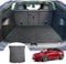 GAFAT Tesla Model Y 2021-2023 2024 Kofferraummatte, Model Y 2022 Kofferraumwanne Matten Hohe Kante TPE Original 3D Scanner, Matten Faltbar, Tesla Model Y 2023 Zubehör [1 Stück]