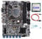 Jojomino B75 12 Card GPU BTC Mining Motherboard+G1630 CPU+Thermal Grease+Switch Cable 12XUSB3.0(PCIE) Slot LGA1155 DDR3 RAM MSATA