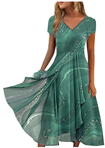 RMBLYfeiye Damen Kleider Abendkleid Damen Hochzeitskleider Für Damen Sommerkleid Strandkleider Damen Sommer Sommerkleider Ballkleider Damen Lang Hijab Kleid Oversize Pullover Damen Oberteile Damen