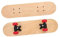 EXCEART 1stk Handgezeichnetes Skateboard Skateboard-Tisch Selber Machen Leeres Skateboarddeck Dekorative Skateboardverzierung Skateboard Malen Lieferungen Rostfreier Stahl Kind Aushöhlen
