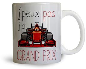 Groovy crea Mug grand prix homme cadeau original anniversaire je peux pas j'ai grand prix humour