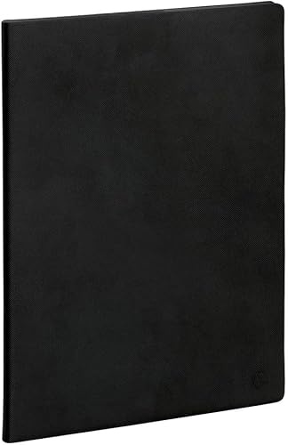 EXACOMPTA - Ref. 68601E – Karton mit 2 Schreibtisch-Organizern, 4 Sortierfächern – Office By Me – Schreibtischaufbewahrung – aus recyceltem Karton – Maße: 11,5 x 27,7 x 14,7 cm – Schwarz