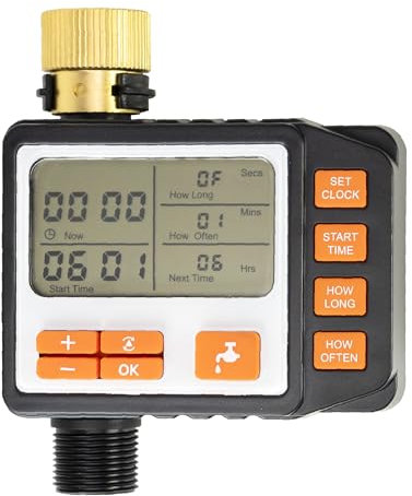 PNI Bewässerungsprogrammierer WT11 PRO, LCD-Display, 3/4 Anschluss, schwarz