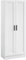 Tall Storage Cabinet, Wooden Pantry Cabinets Freestanding Narrow Tall Cupboard Sideboard with 2 Doors & Adjustable Shelves Organizer Unit for Living Room, Bedroom, Kitchen and Hallway (White)