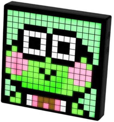 Milageto Pixel-Uhr-Bildschirm, Digitale Fotorahmen-Dekoration, Digitaluhr, DIY-LED-Pixel-Display, Pixel-Art-Rahmen