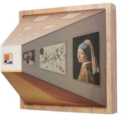 Visuelles Nachtlicht Mit Nacktem Auge - Wandlampe Mit Visuellem Effekt, Dreifarbige Lichteffektanpassung, Optische Täuschung, Wandkunst für Häuser, Büros oder Galerien