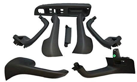 Poignée de Panneau de Porte Lot de 8 couvercles de poignée de porte intérieure de couleur noire for VW Go.lf 5 GTi MK5 Je.tta MK5