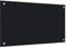 Myheimly Küchenrückwand Spritzschutz Fliesenspiegel Glasplatte Rückwand Herdspritzschutz Wandschutz Herd Küche Hartglas Schwarz,70 x 40 cm
