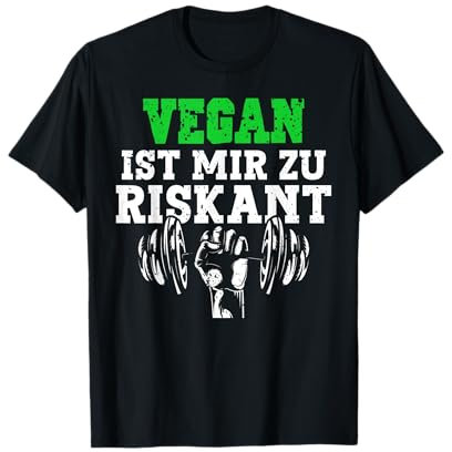 Lustiger Spruch Fitness Hantel Design für Kraftsport Fans T-Shirt
