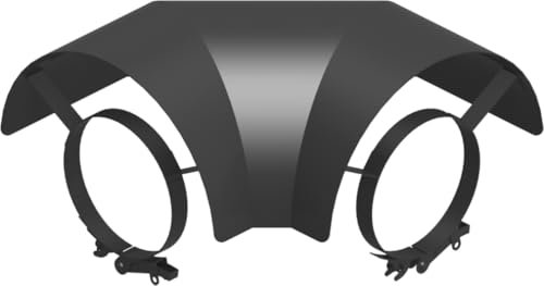 Strahlungsschutz Bogen 90 Grad, liegend, passend für Ofenrohre mit 150 mm Durchmesser, schwarz