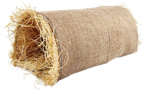 Hasenhaus, natürliches, sicheres Tunnelspielzeug, gewebtes kleines Haustier-Tunnel-Spielzeug, gemütliches Nest zum, Versteck, für drinnen und draußen