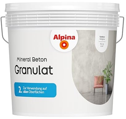 Alpina Mineral Beton Granulat Hellgrau 6 KG