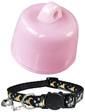 Mini Smart für verlorene Ortungsgeräte mit verstellbarem Halsband, kompatibel mit Android (1.7X1.2cm)