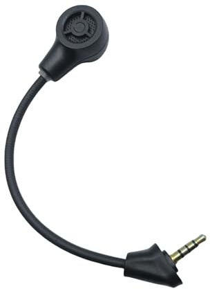 Sbshiouu Detachable Microphone Boom Mic Quick Release Replacement Plugs & Play Designs Enhances Voice Clear For Gaming Earphone Strong ABS+Metal Mic Replacement For S