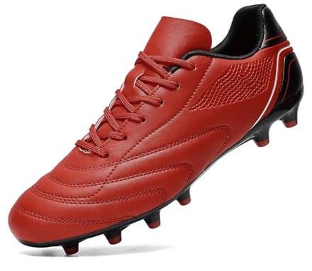 HaloTeam Scarpe da Calcio Uomo Spikes Tacchetti Professionale Scarpe da Allenamento Leggero Antiscivolo Scarpe da Calcetto 39 EU-45 EU