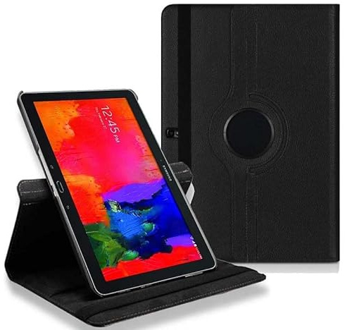 Tablet Leather Flip Case for Samsung Galaxy Note Pro & Tab Pro (SM-P900/T900/T905) 12.2 inch, 360 Degree Rotating Stand Case Full Protective Cover