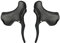Lixada Guidon de Frein pour Vélo en Aluminium Léger VTT Mountain Bike Vélo Leviers de Frein leviers de Frein Avant et Arrière Set Guidon (Noir)