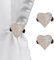 Evideco - Embrasses, Pinces à Rideaux Décoration ou Voilages, en Bois, Modèle Home Sweet Home, Couleur Taupe, 2 Pièces